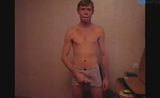 CockSucking on Cam Slender Gay Twink Masturbation