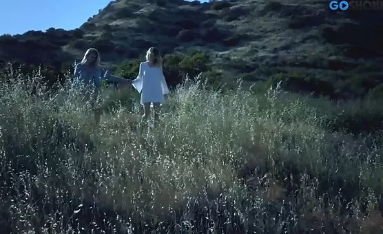 Lesbians Kissing Under the Tree Passionate Sensuality and Intimate Delights