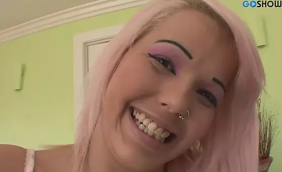 Blonde Bimbo Gets Fucked and Sucks Nuts