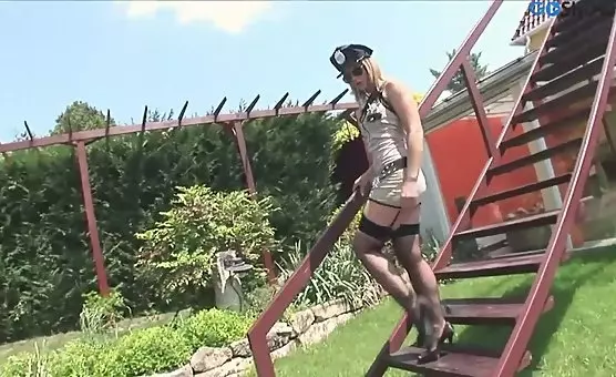 Wet Fingering and Blonde Stockings A Passionate Encounter